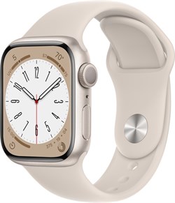 Смарт-часы Apple Watch Series 8 41 мм Aluminum золотистый - фото 6551