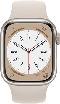 Смарт-часы Apple Watch Series 8 45 мм Aluminum золотистый - фото 6563