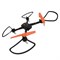 Квадрокоптер Hiper HQC-0001 Shadow FPV 1Mpix 720p WiFi ПДУ черный/оранжевый - фото 5430